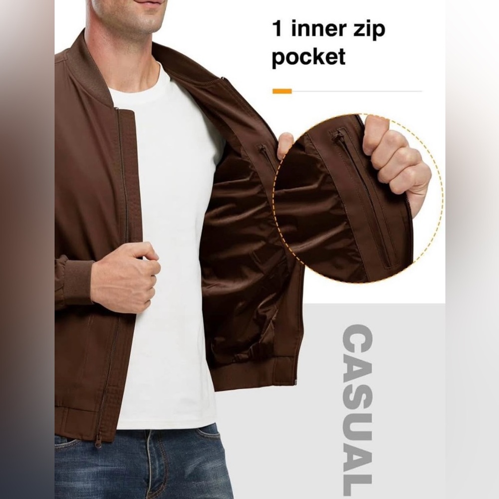 Bomber jacket light casual - Picture 3 of 3